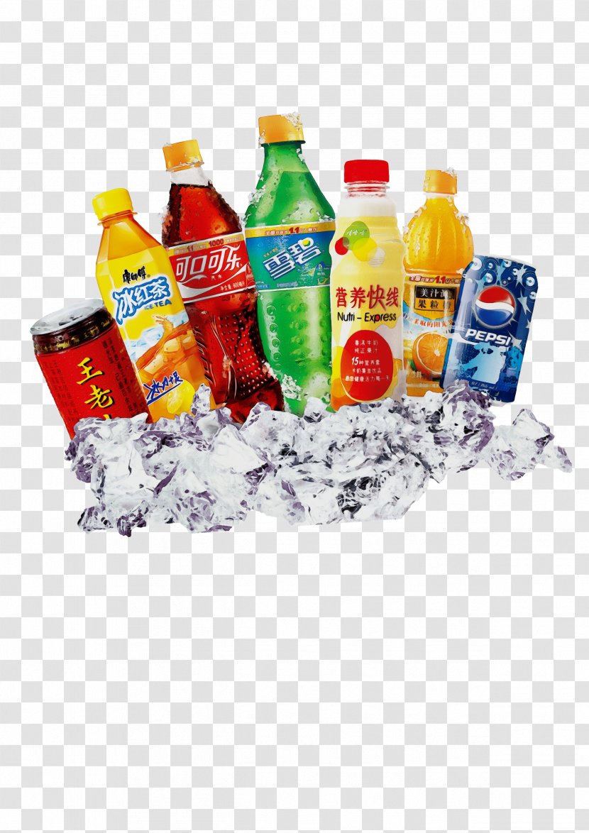 Watercolor Liquid - Fizzy Drinks - Twoliter Bottle Transparent PNG