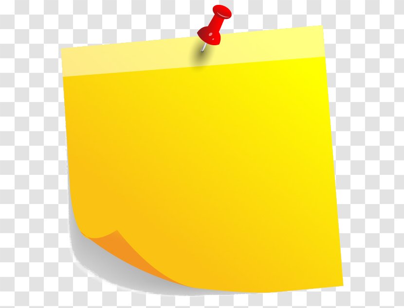 Post-it Note Paper Contract Rectangle Email - Form - Post It Yellow Transparent PNG