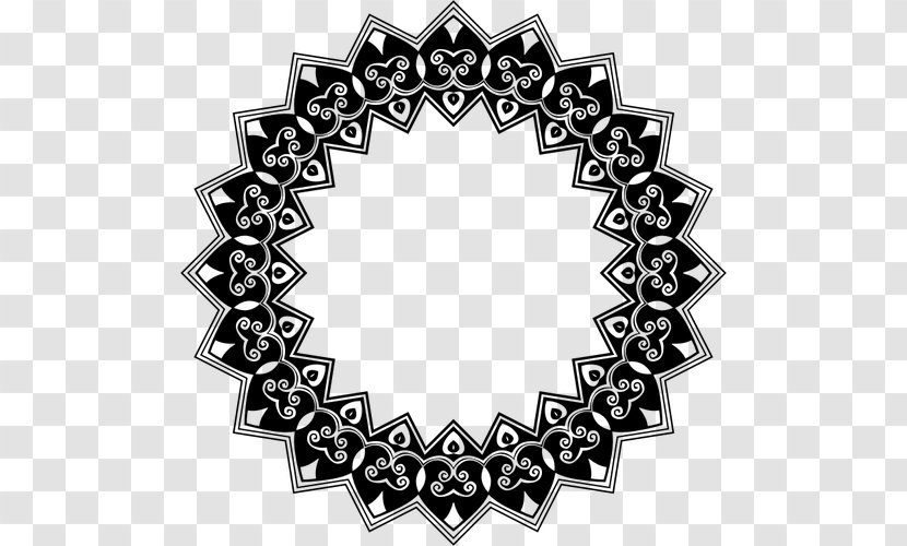 Borders And Frames Picture Black White Clip Art - Monochrome Transparent PNG