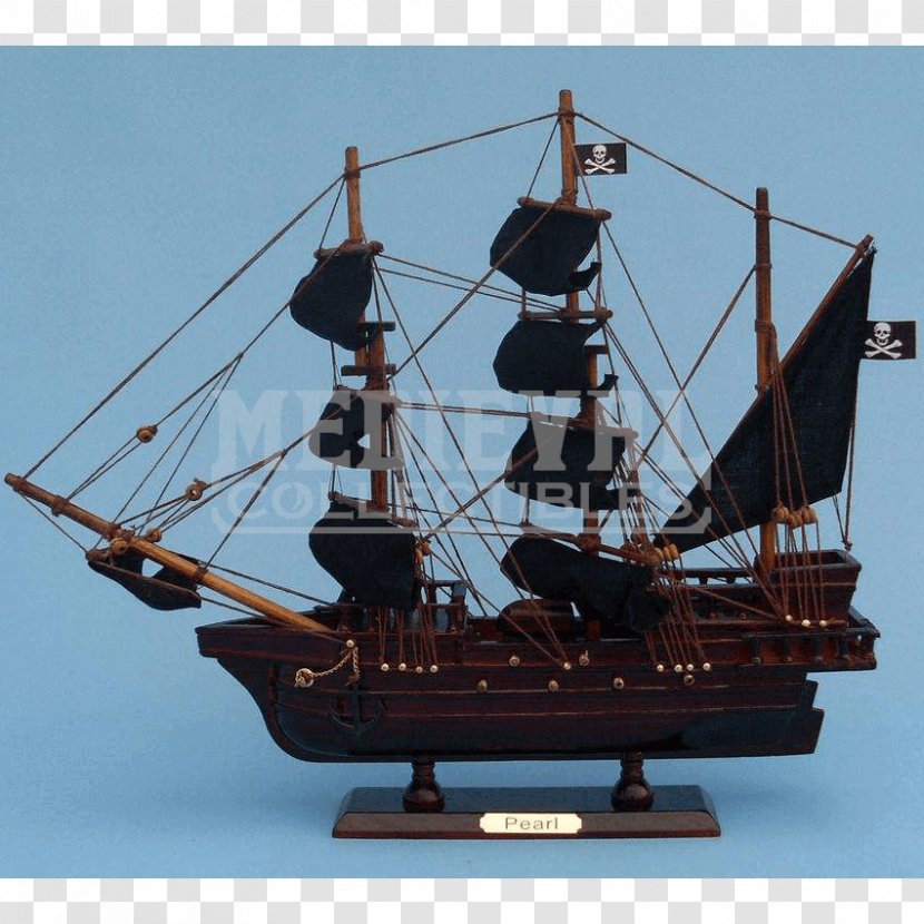 Queen Anne's Revenge Ship Model Boat Piracy - Watercraft - Replica Transparent PNG