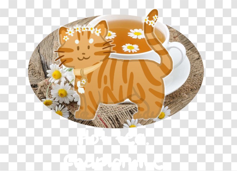 Tiger Big Cat Tableware - Mammal - Chamomile Tea Transparent PNG