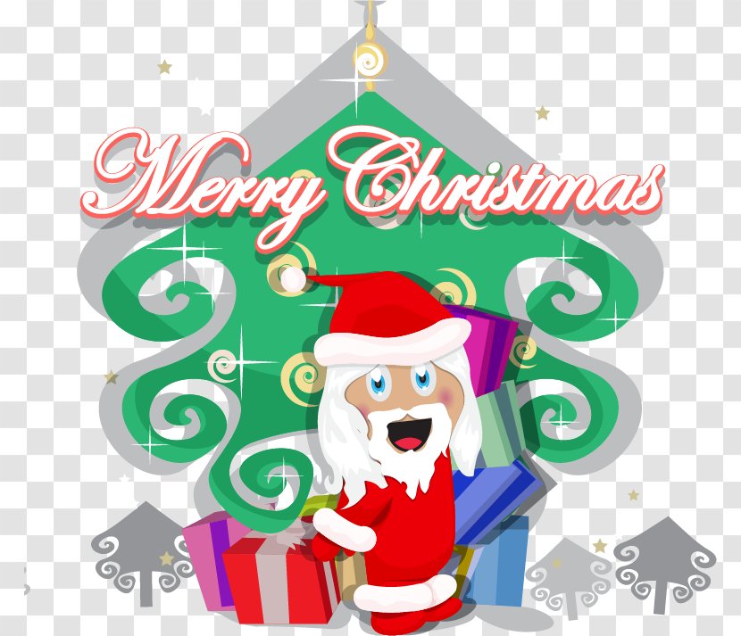 Santa Claus Christmas Ornament Tree Clip Art - Decor - Cute Transparent PNG