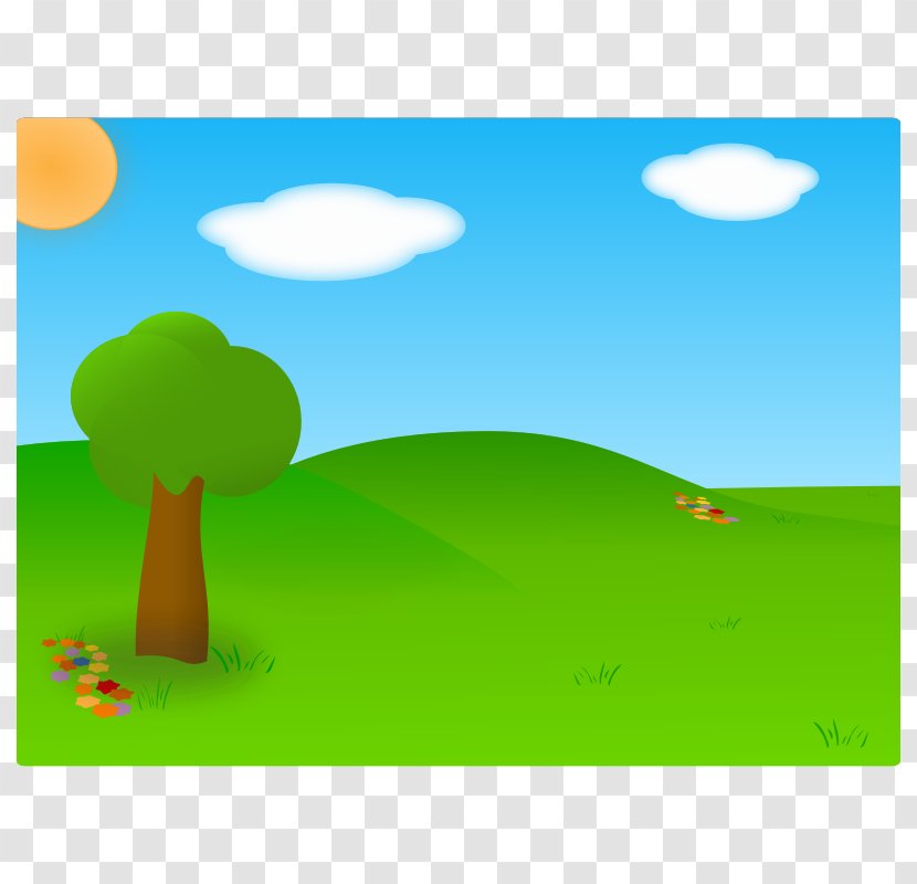 Afternoon Free Content Clip Art - Meadow - Cartoon Pictures Of Grass Transparent PNG