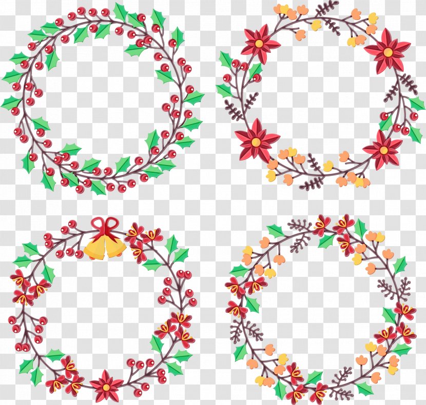 Clip Art Ornament Circle Pattern Sticker - Wet Ink - Holiday Transparent PNG