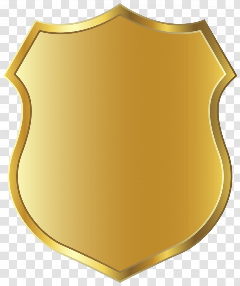 Icon Clip Art - Rectangle - Golden Badge Template Clipart Picture Transparent PNG