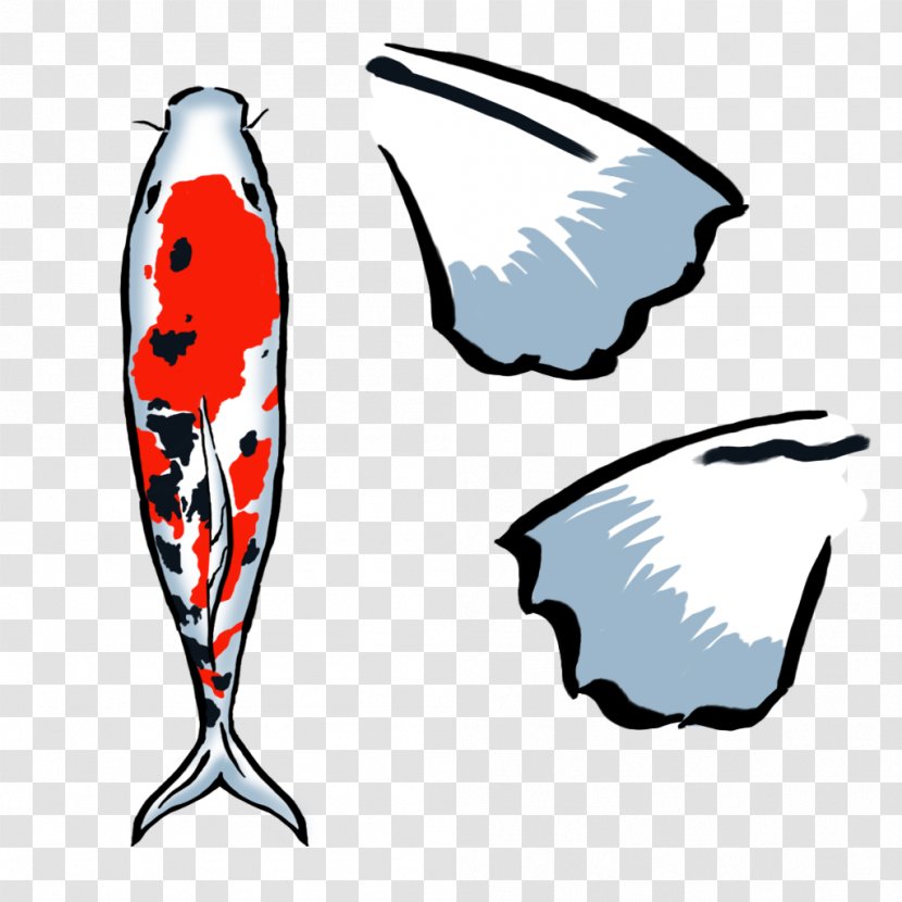 Line Table-glass Clip Art - Wing - Hand-painted Fish Transparent PNG