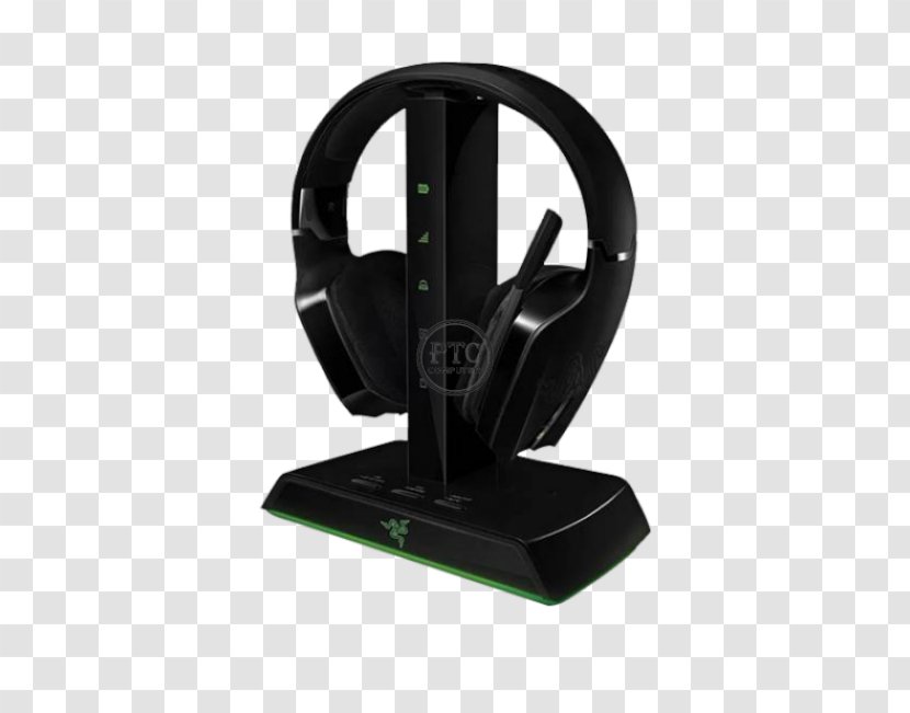 Xbox 360 Wireless Headset Headphones Razer Inc. 5.1 Surround Sound - Logitech Ear Pads Transparent PNG