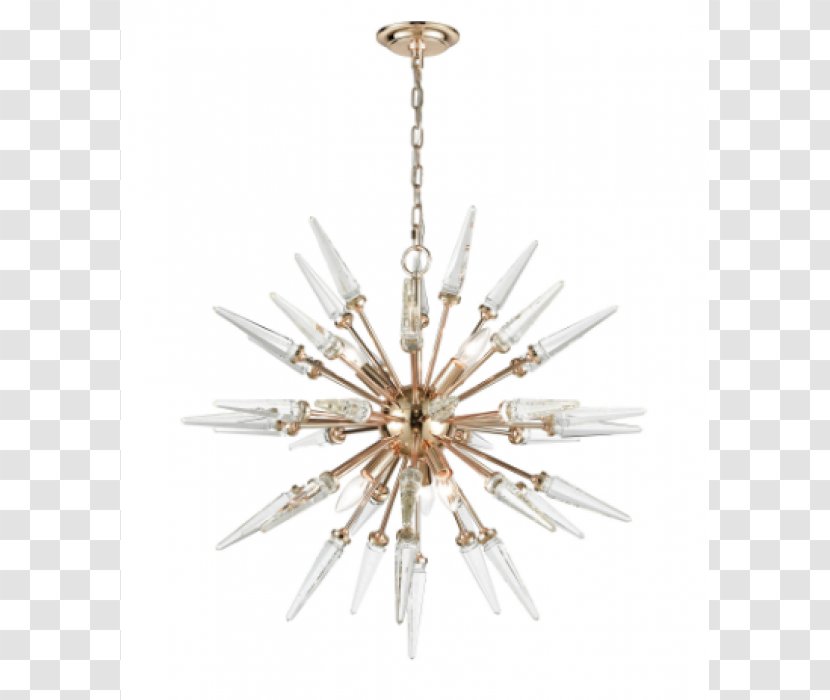 Chandelier Lighting Crystal Gold - Glass - Chandeliers Transparent PNG