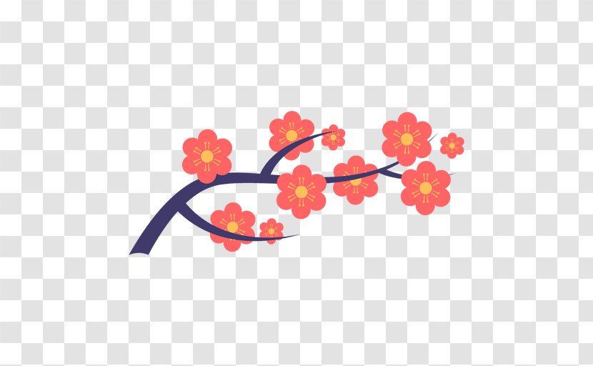 Japan Flower Blossom Clip Art - Vexel Transparent PNG