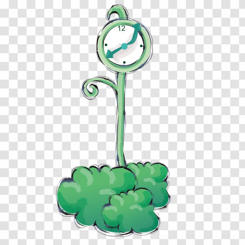 Alarm Clock - Flower Rattan Transparent PNG