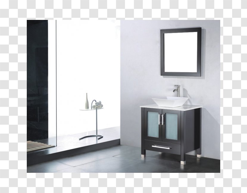 Bathroom Sink Vanity Cabinetry Countertop - Ceramic - Cabinet Transparent PNG