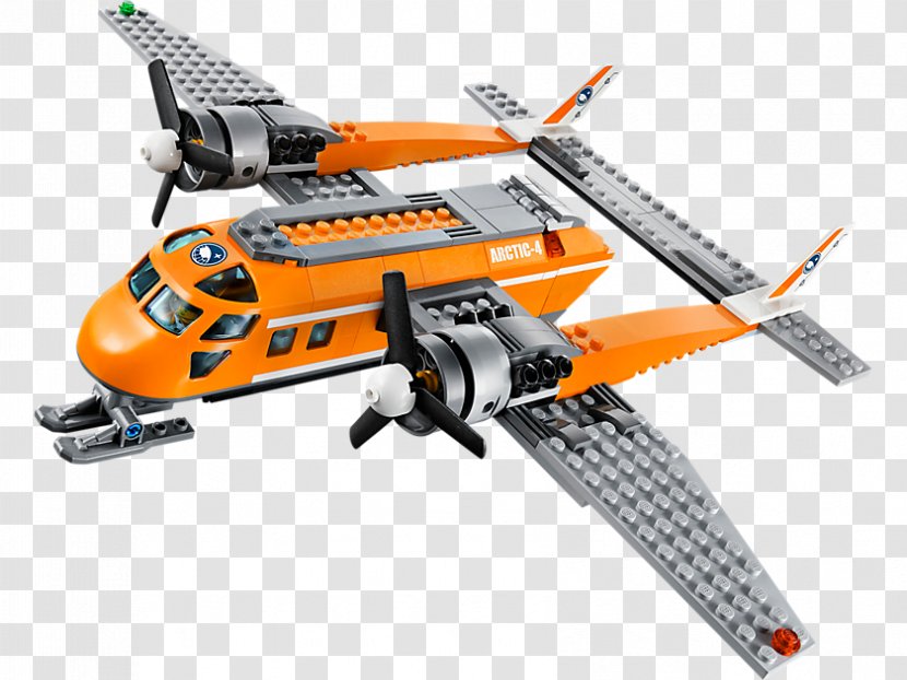 Airplane Lego City Minifigure LEGO 60064 Arctic Supply Plane - Minifigures Transparent PNG