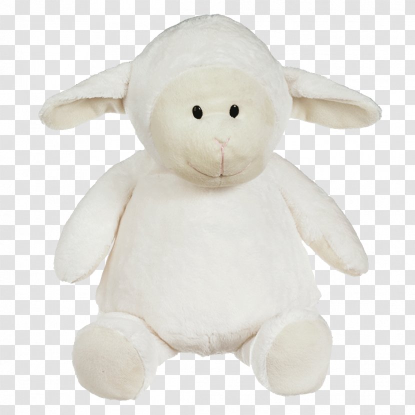 Embroidery Stuffed Animals & Cuddly Toys Textile Birthday Sewing - Infant - Lamb Transparent PNG