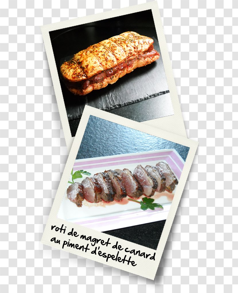 Magret Japanese Cuisine Roasting Duck Meat - Stuffing Transparent PNG