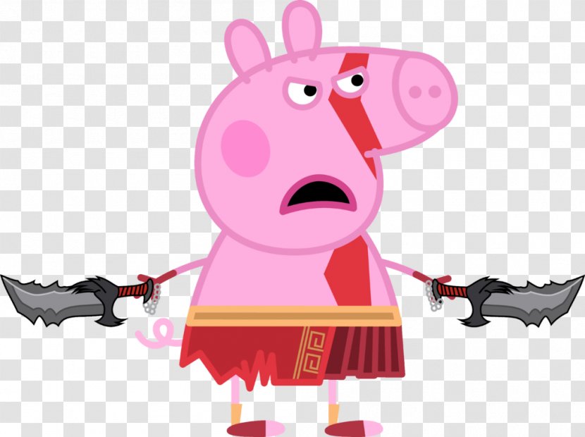 DeviantArt Pig God Of War - Flower - Peppa Transparent PNG