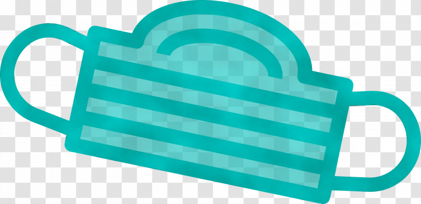 Aqua Turquoise Green Teal Line Transparent PNG