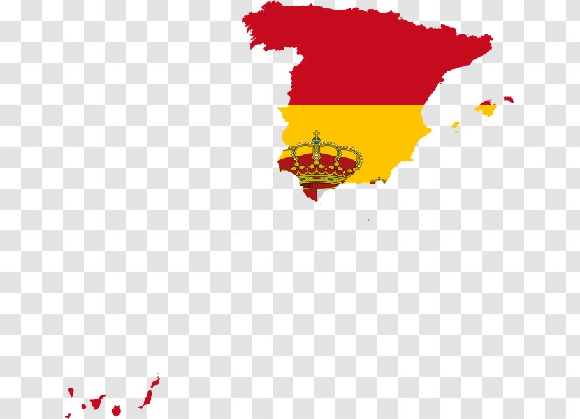 Canary Islands Vector Graphics Flag Of Spain Map - Text Transparent PNG