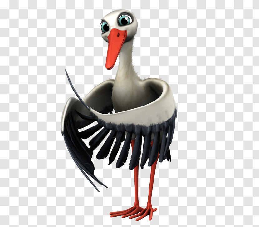 Goose White Stork Bird Wesseker See - Storch Available In Different Size Transparent PNG