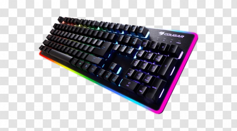 Computer Keyboard Mouse Gaming Keypad Gamer Backlight - Space Bar Transparent PNG