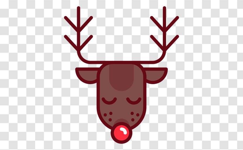 Reindeer Red Deer Antler Clip Art Transparent PNG