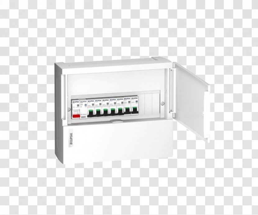Electric Switchboard Electricity Electrical Switches Enclosure Residual-current Device - Electrician Transparent PNG