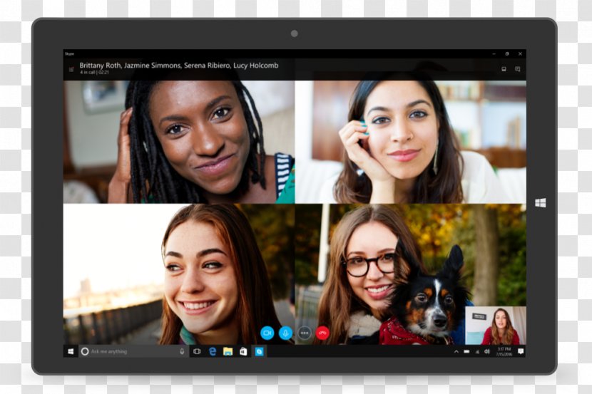 Skype For Business Videotelephony Computer Software Microsoft - Windows 10 Transparent PNG