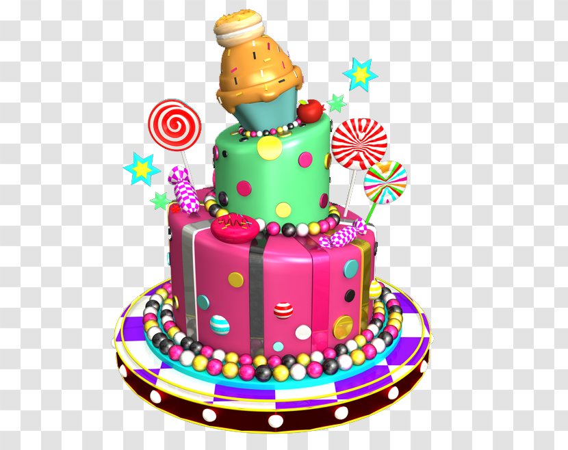 Birthday Cake Layer Sugar Torte Transparent PNG
