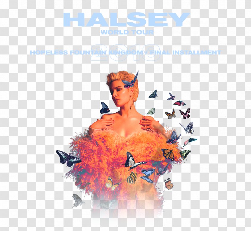 Hopeless Fountain Kingdom World Tour Halsey Amsterdam Tickets Ascend Amphitheater The Walmart AMP - Heart - Graduation Album Cover Transparent PNG