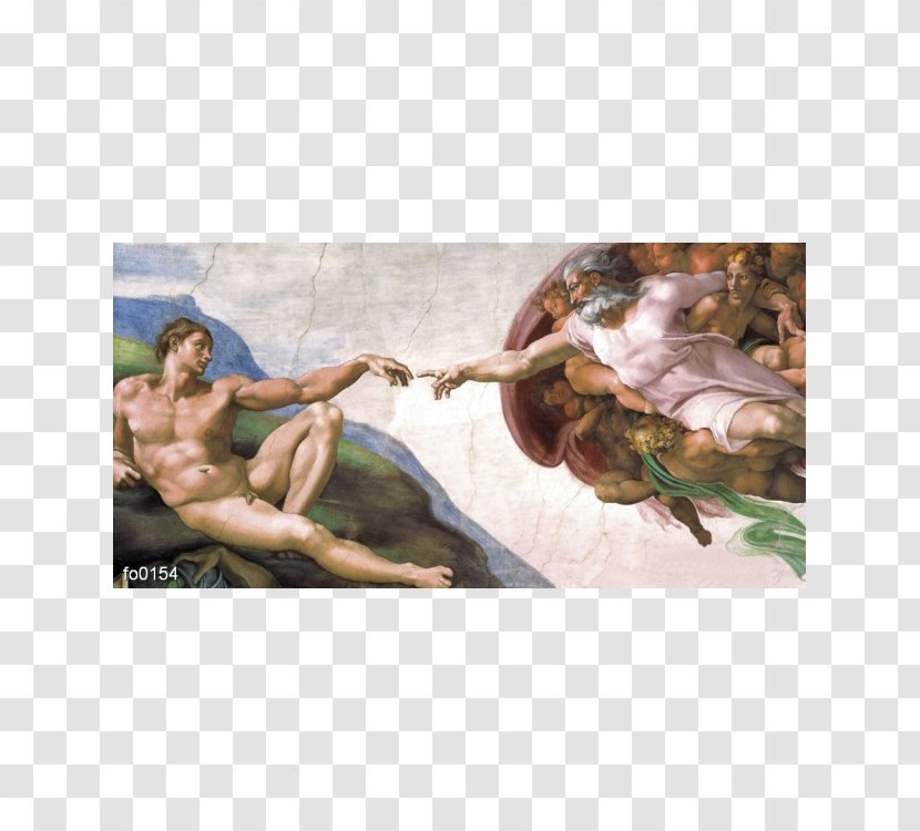 Sistine Chapel Ceiling The Creation Of Adam Last Judgement Renaissance - Organism - Painting Transparent PNG