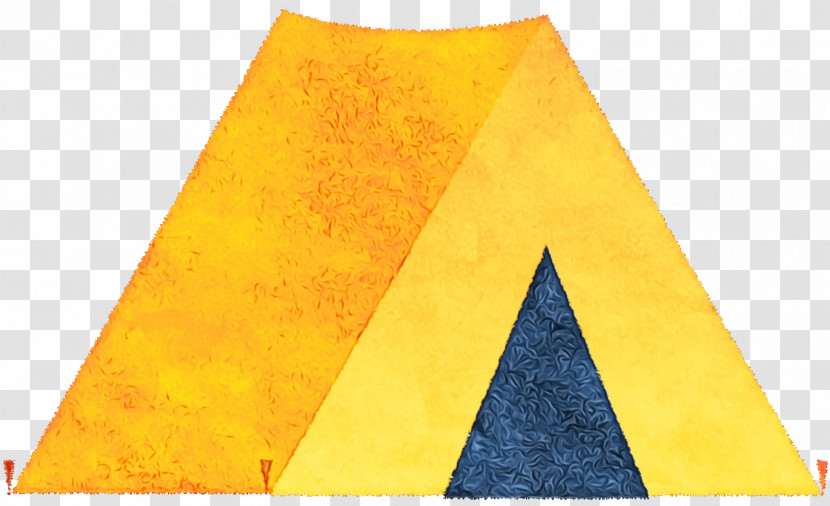 Triangle Angle Yellow Mathematics Geometry Transparent PNG