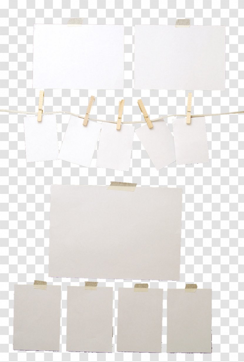 Paper Rope - Table - White On The Transparent PNG