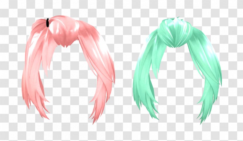 Neck Pink M - Hair Bangs Transparent PNG