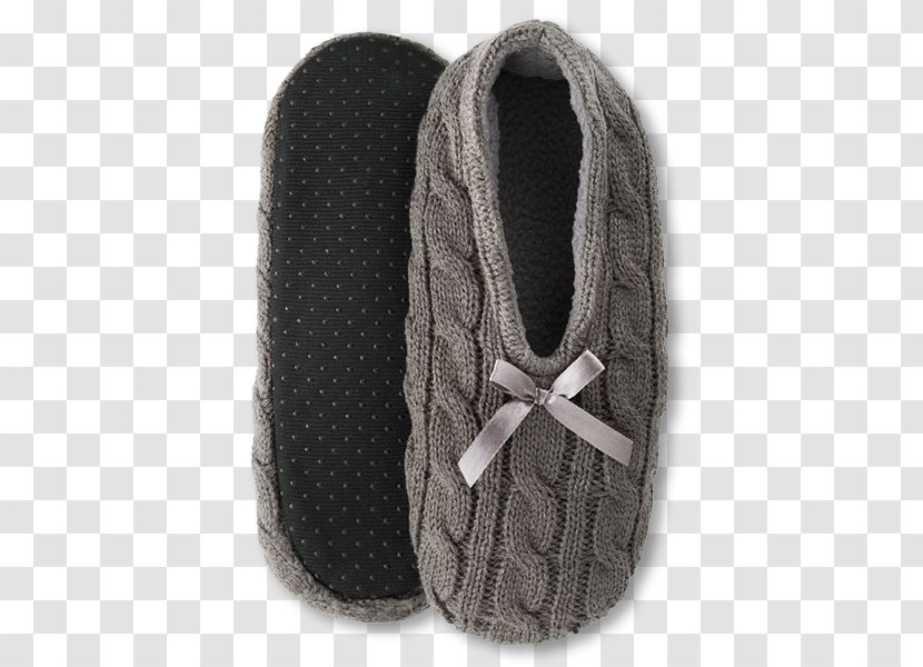 Slipper Shoe Brown - Footwear - Woolen Transparent PNG