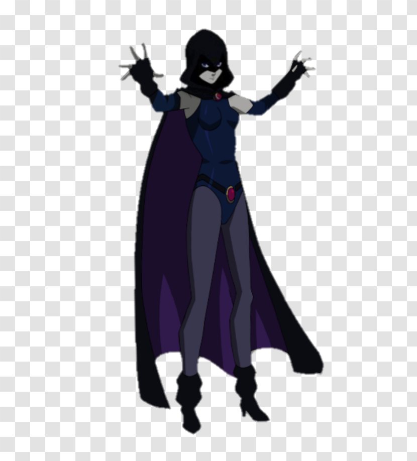 Raven Starfire Trigon Teen Titans Terra - Justice League Transparent PNG