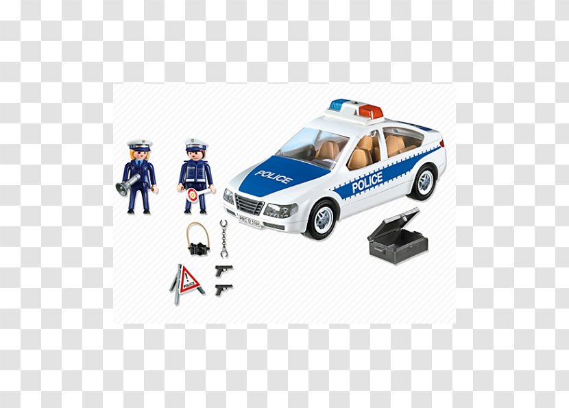 Playmobil Police Car Toy Officer - Law Enforcement Transparent PNG