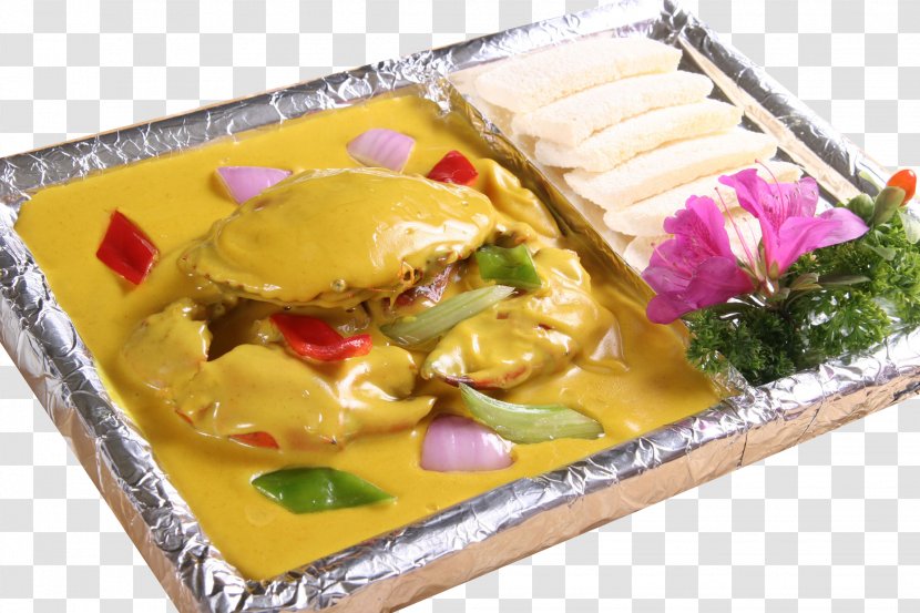 Crab Thai Cuisine Food Dish - Delicious Transparent PNG