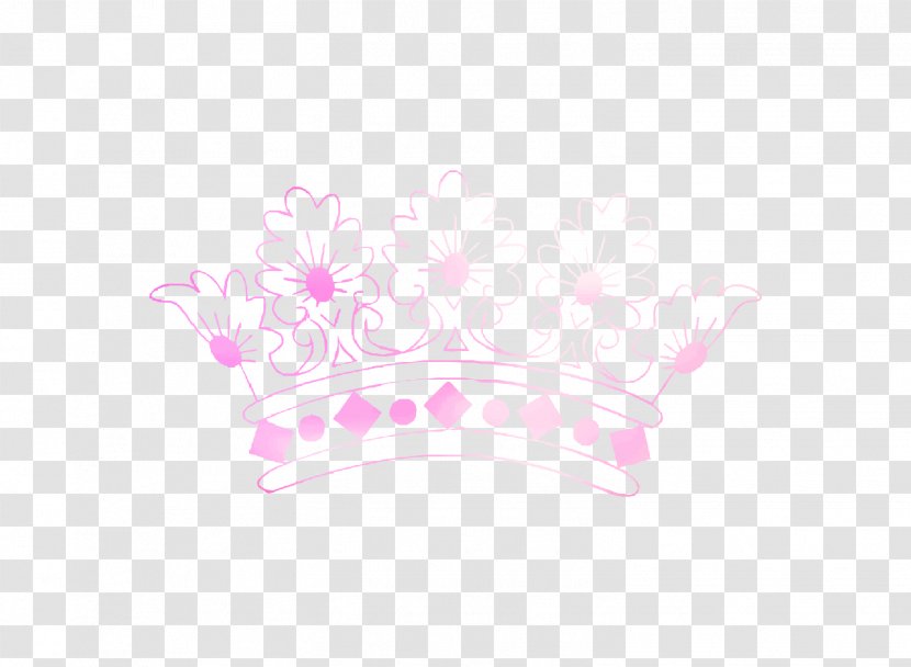 Pink M Rectangle Font Hair Clothing Accessories - Tiara Transparent PNG