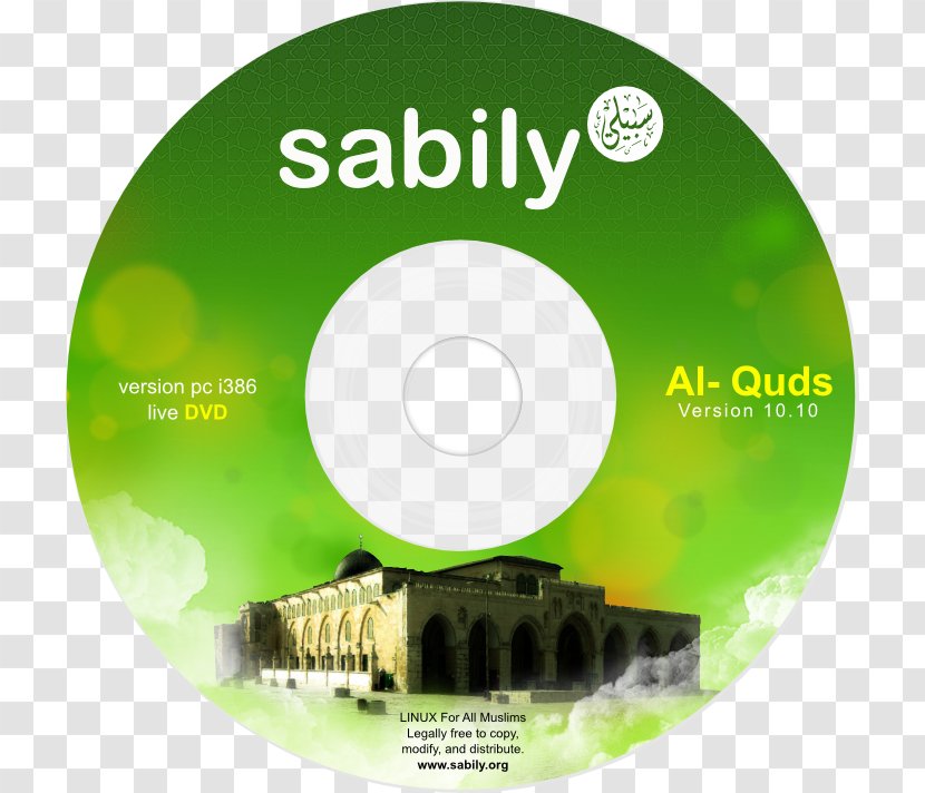Compact Disc Sabily Linux Ubuntu DVD - 64bit Computing Transparent PNG