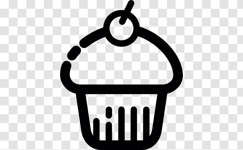 Muffin Bakery Cupcake Food Clip Art - Black And White - Sweetness Transparent PNG