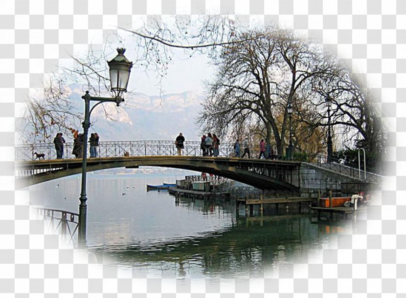 Pont Des Amours Lake Annecy Arch Bridge Les Fonds - Magazine Transparent PNG