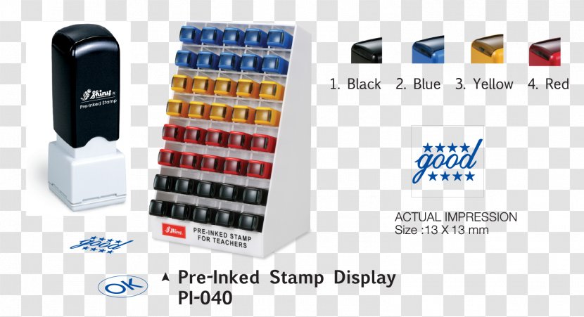Rubber Stamp Ink Color Ballpoint Pen - Product Transparent PNG