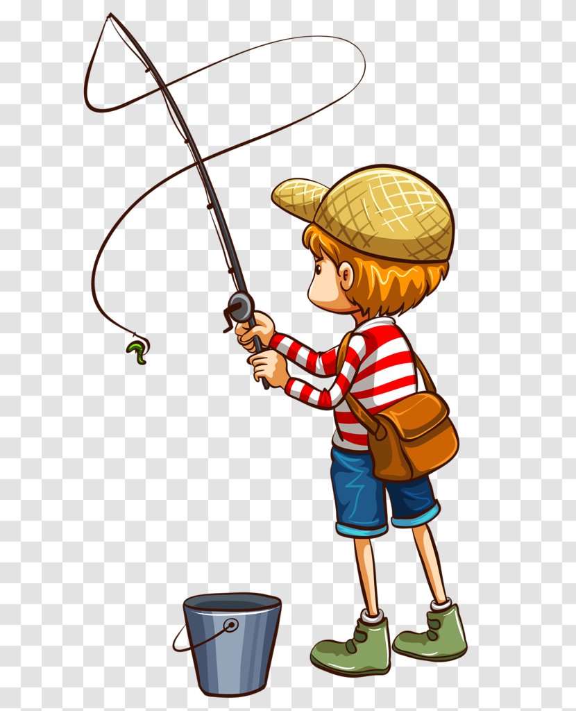 Fishing Rod Fisherman Clip Art - Profession - Lady Cliparts Transparent PNG