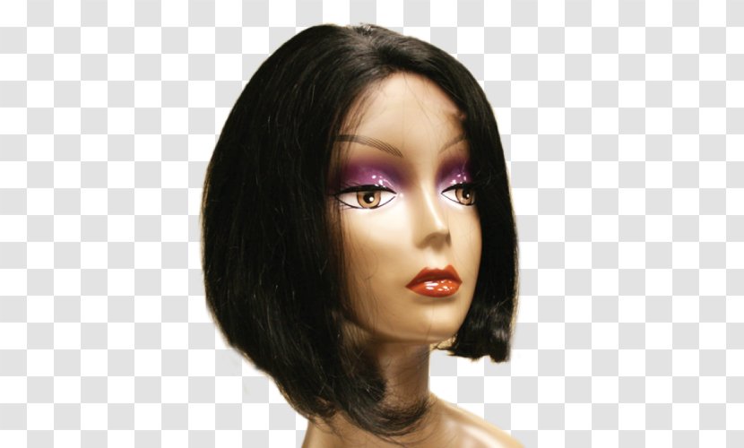 Lace Wig Hair Coloring Black - Color Transparent PNG