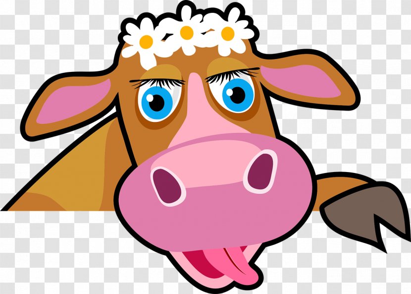 Highland Cattle Holstein Friesian Jersey - Cartoon Cow Transparent PNG