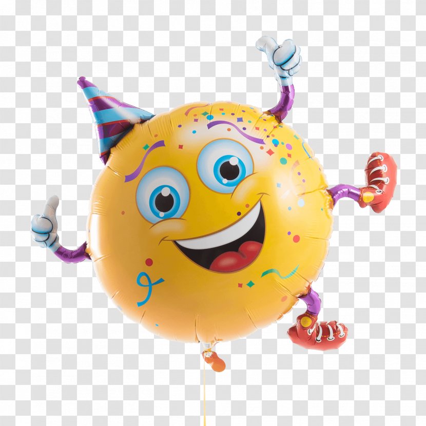 Balloon Smiley Party Favors Glade Balloner Emoticon - Gas - Birthday Cake Emoji Faces Transparent PNG