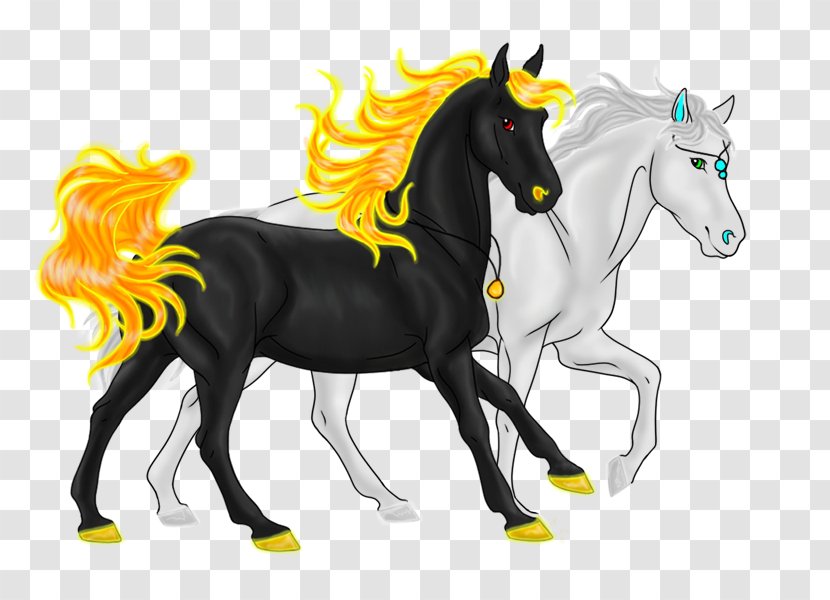 Pony Mustang Stallion Foal Colt - Art Transparent PNG