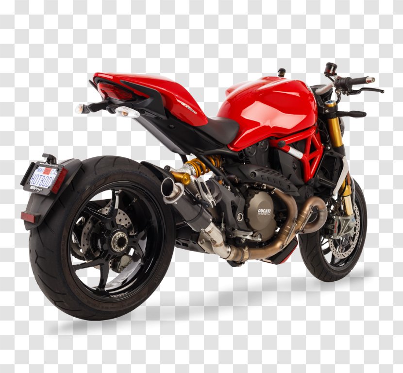 Exhaust System Ducati Monster 696 Motorcycle Transparent PNG