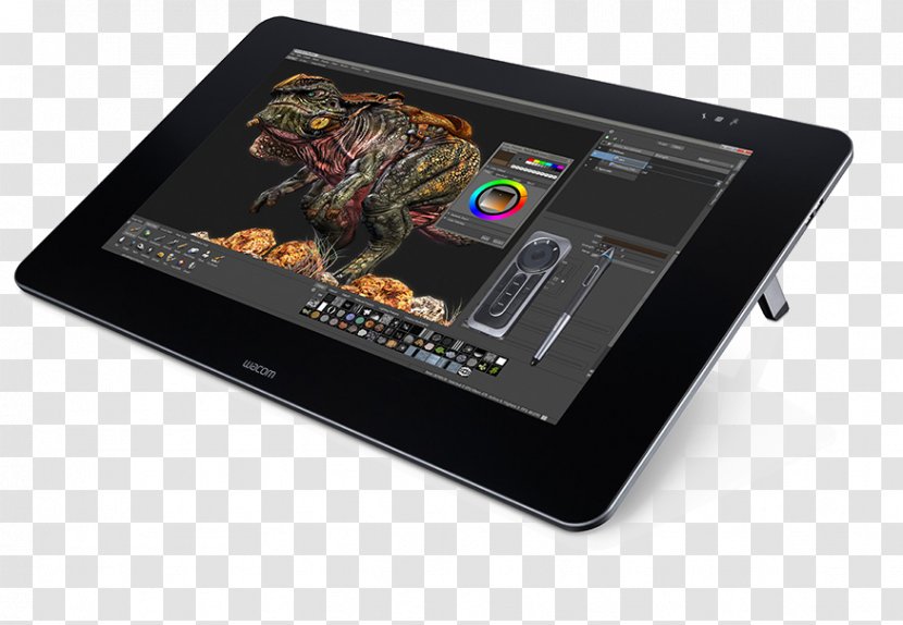 Wacom Cintiq 27QHD 13HD Digital Writing & Graphics Tablets 22HD - Electronics Accessory Transparent PNG