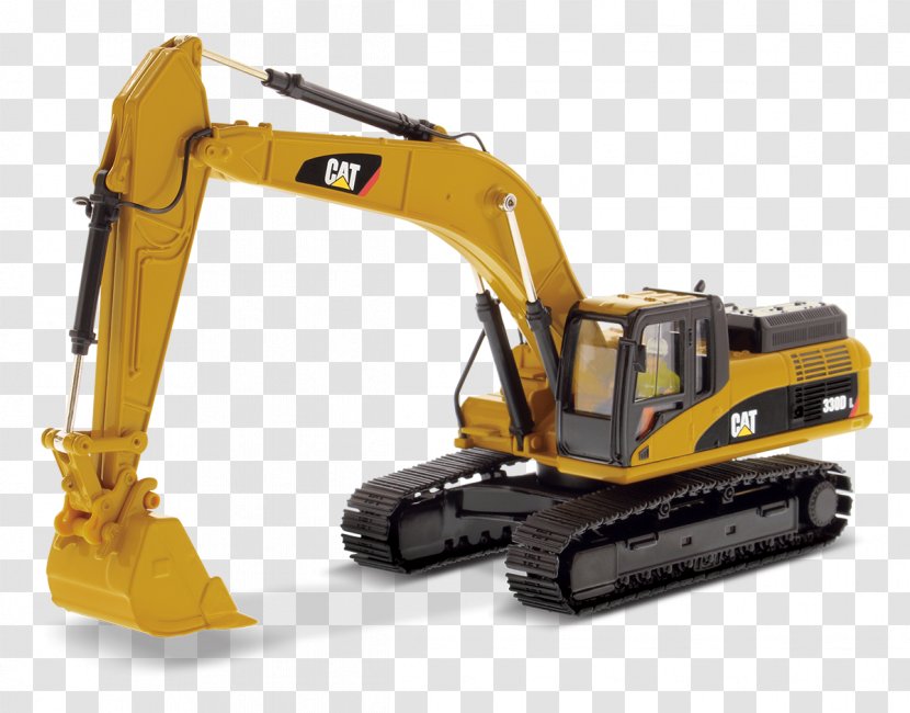 Caterpillar Inc. Excavator Die-cast Toy Hydraulics Continuous Track - Crane Transparent PNG
