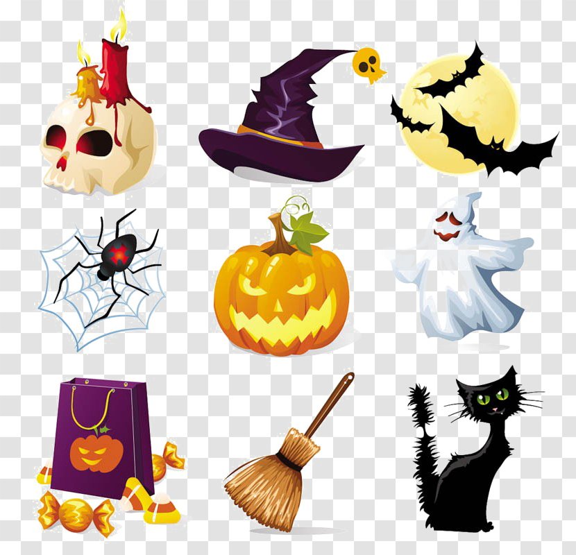 Halloween Vector Graphics Image Clip Art - Royaltyfree Transparent PNG